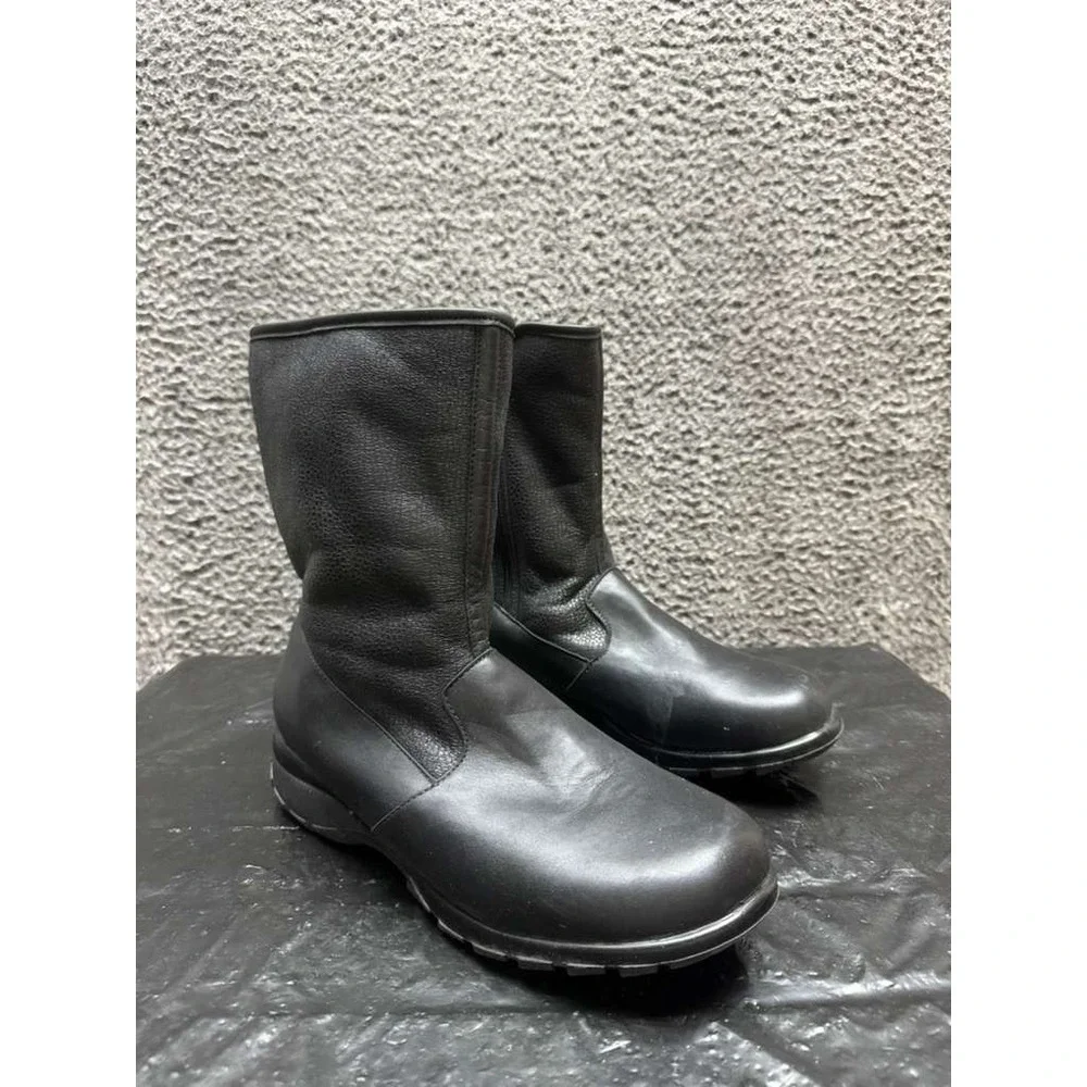 Toe Warmers Shield Leather Fur-Lined Waterproof Boots Black Womens Size‎ 11M US